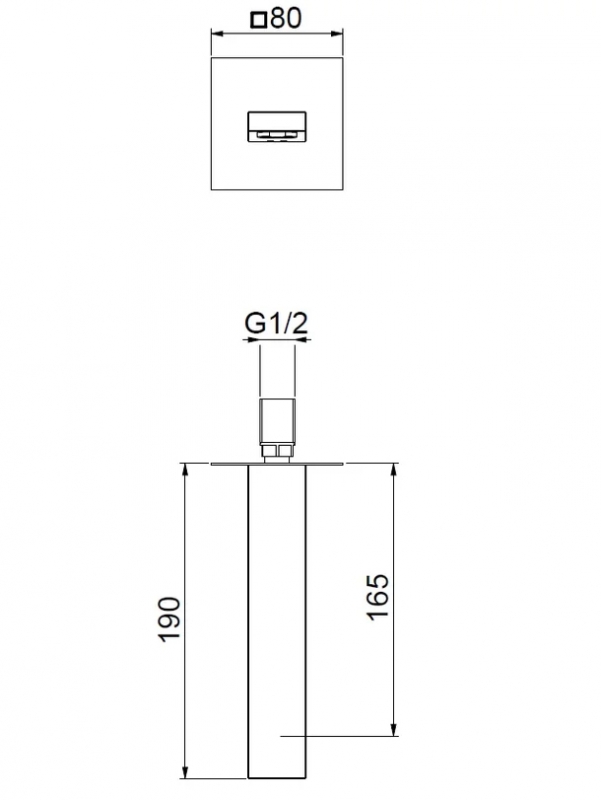 AC0327015 Излив , хром Webert #VALUE!  - Вид №1