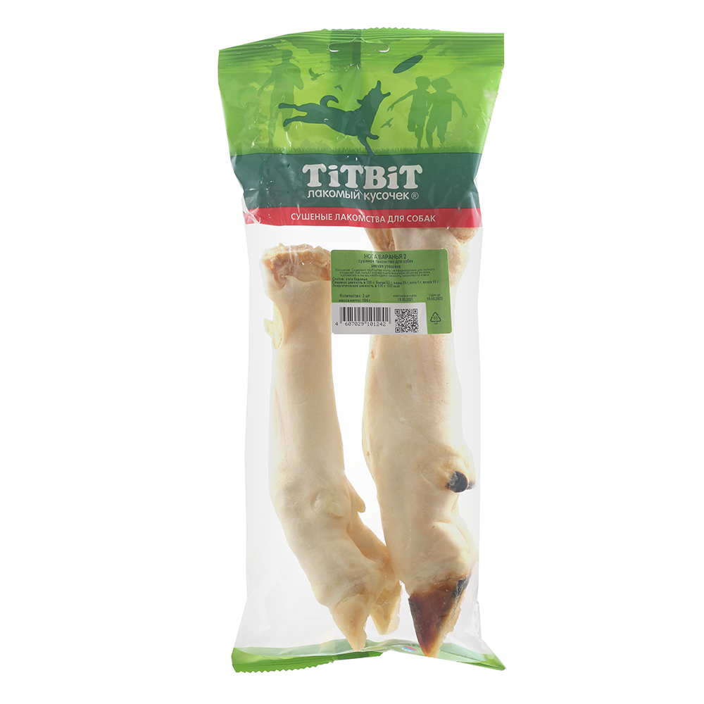 Т00009206 Лакомство для собак Нога баранья 2 TITBIT 