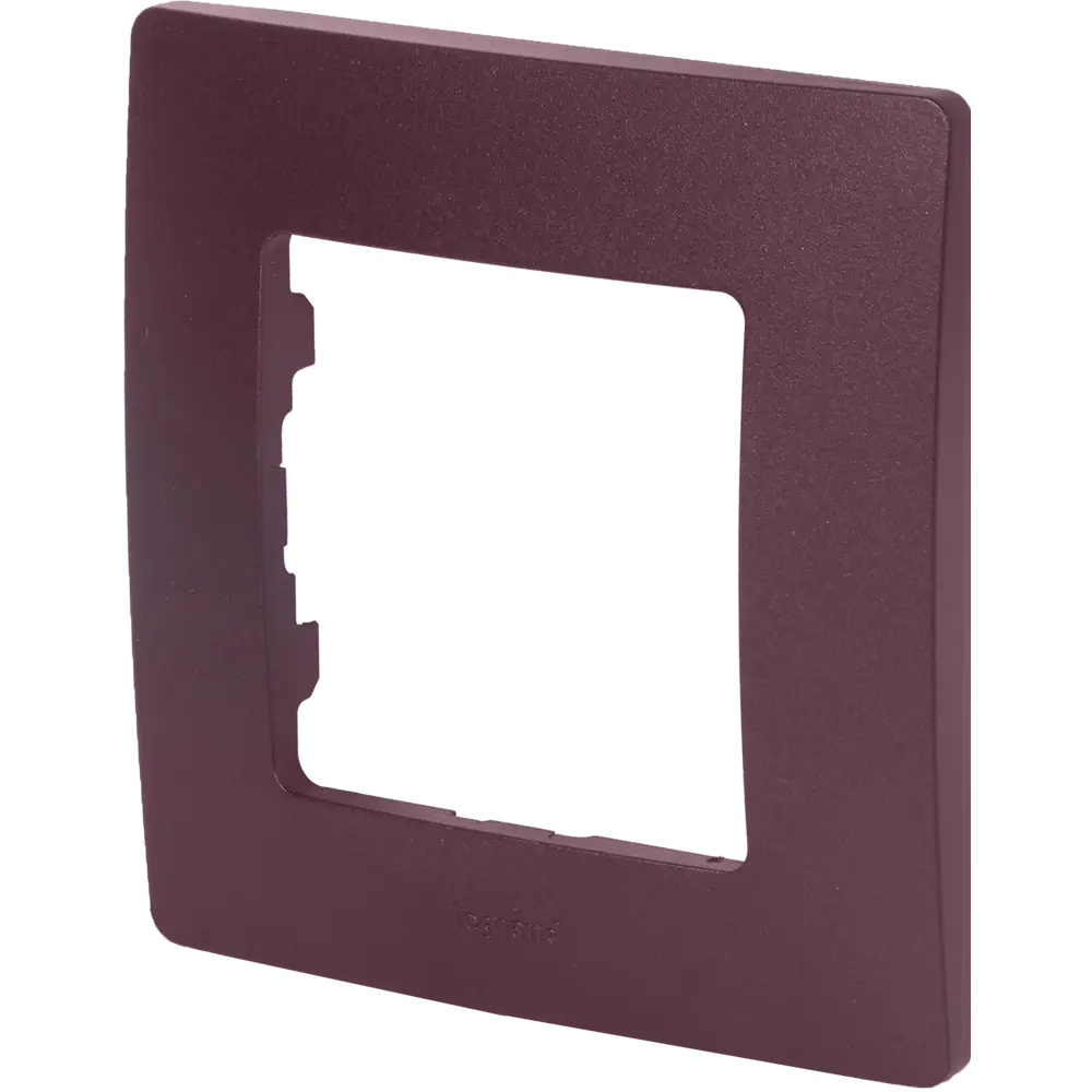 Рамка для розеток и выключателей Legrand Etika 1 пост, цвет слива STLM-2105082 - Вид №1