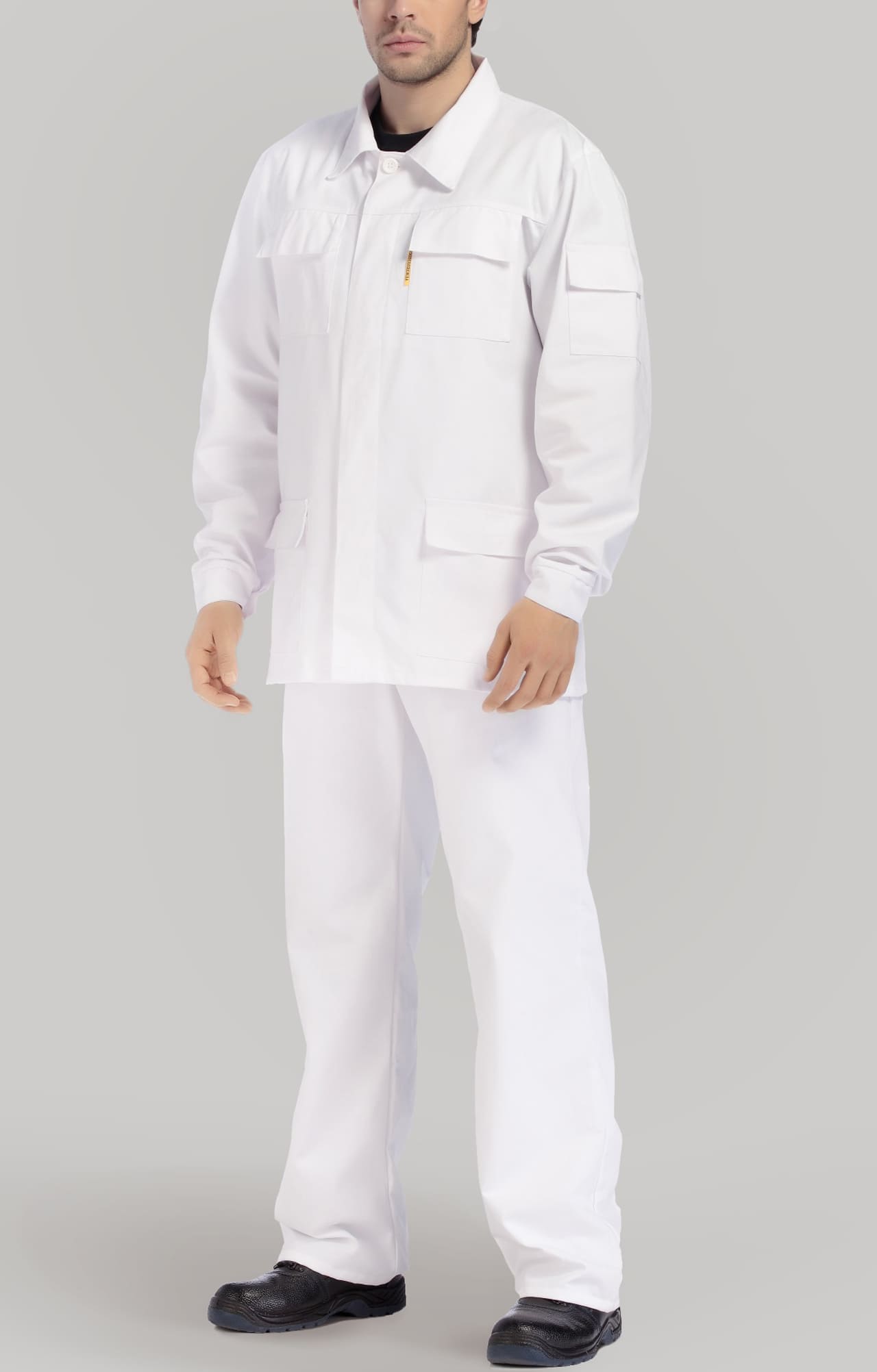 65514 Костюм "Эксперт-2" белый  Летняя спецодежда  размер 52-54/170-176  - Вид №8