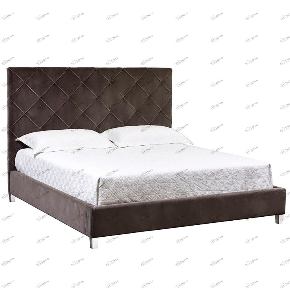 Кровать двуспальная 160х200 коричневая Madison ICON DESIGNE ДИЗАЙНЕРСКИЕ 177949 Коричневый 