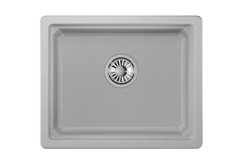 KS-5501U, АРКТИК (БЕЛЫЙ), кухонная мойка, кварц GRANULA 5501U-ST315 - Вид №2