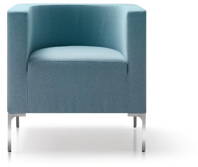 Кресло с обивкой из ткани с подлокотниками Hub Santreyd sun-id-1365684 - Вид №1