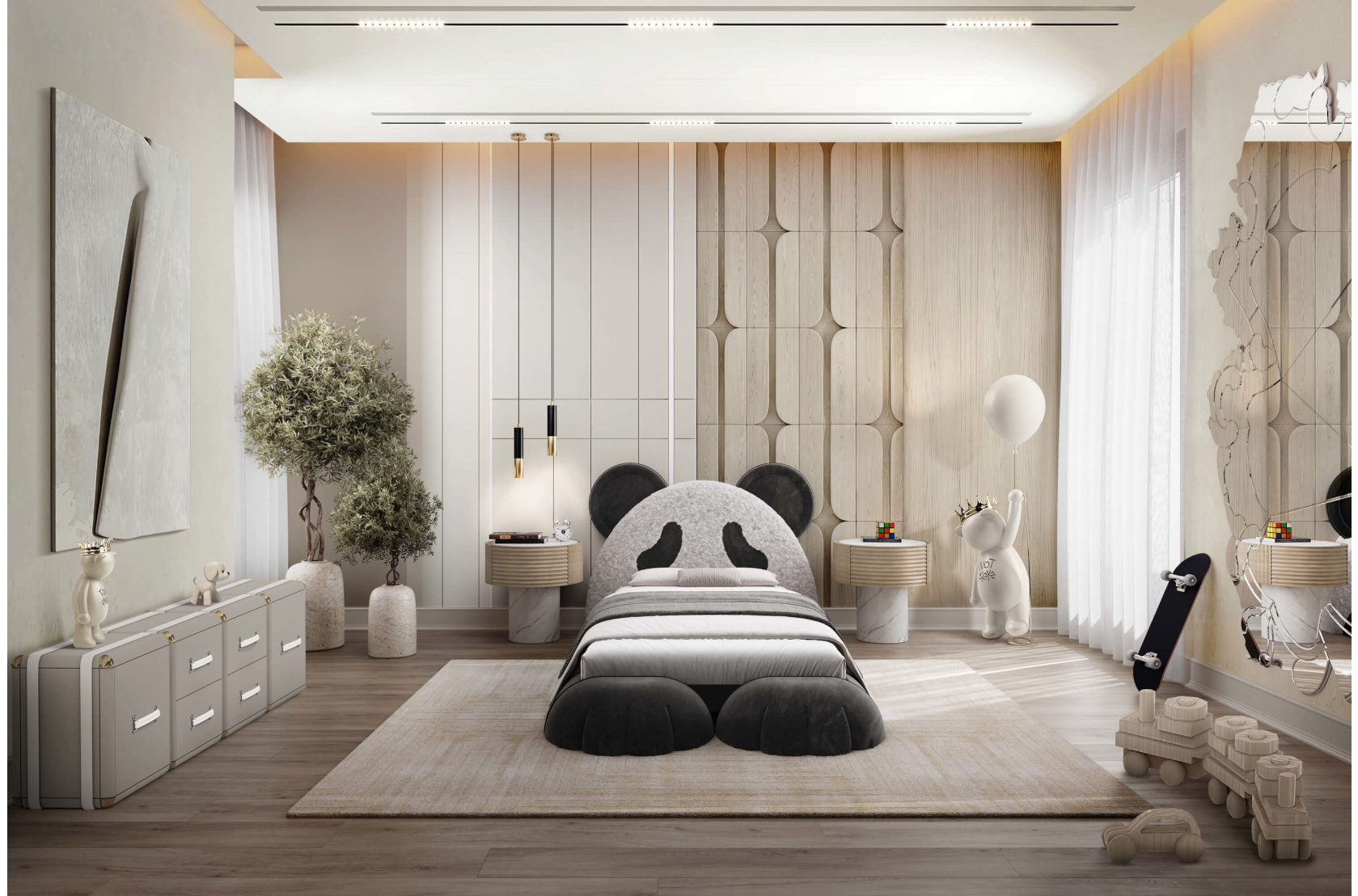 CIST681 Детская односпальная кровать По Circu  - Вид №4