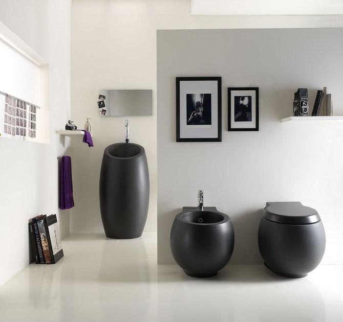 8402 - 8401 Приставной унитаз напольный Белый Scarabeo Ceramiche Planet Италия - Вид №2