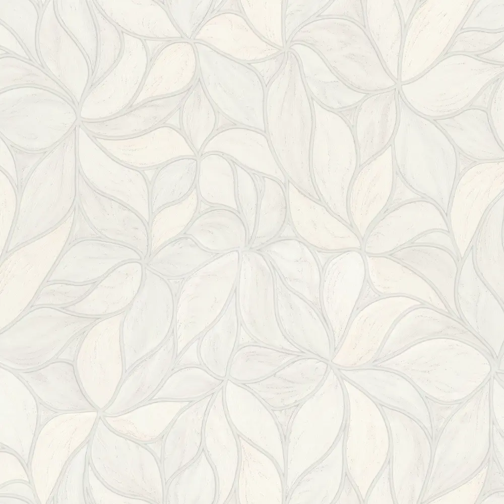 Обои флизелиновые Euro Decor Fractal бело-серые 1.06 м 7144-00 STLM-2039062 - Вид №1