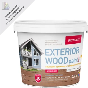 Краска для дерева BAYRAMIX Exterior Wood - защита и эстетика фасадов 89343311