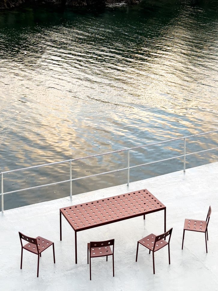 Прямоугольный садовый стол с порошковым покрытием Hay балкон ARCH-00064487 - Вид №20