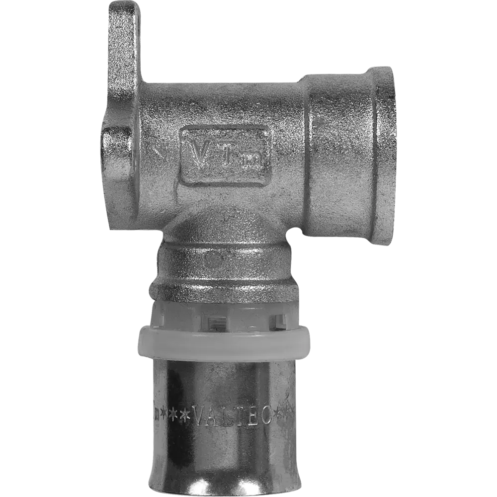 Водорозетка Valtec 1/2"x20 мм ВР никелированная латунь VTM.254.N.002004 STLM-2020270 - Вид №1