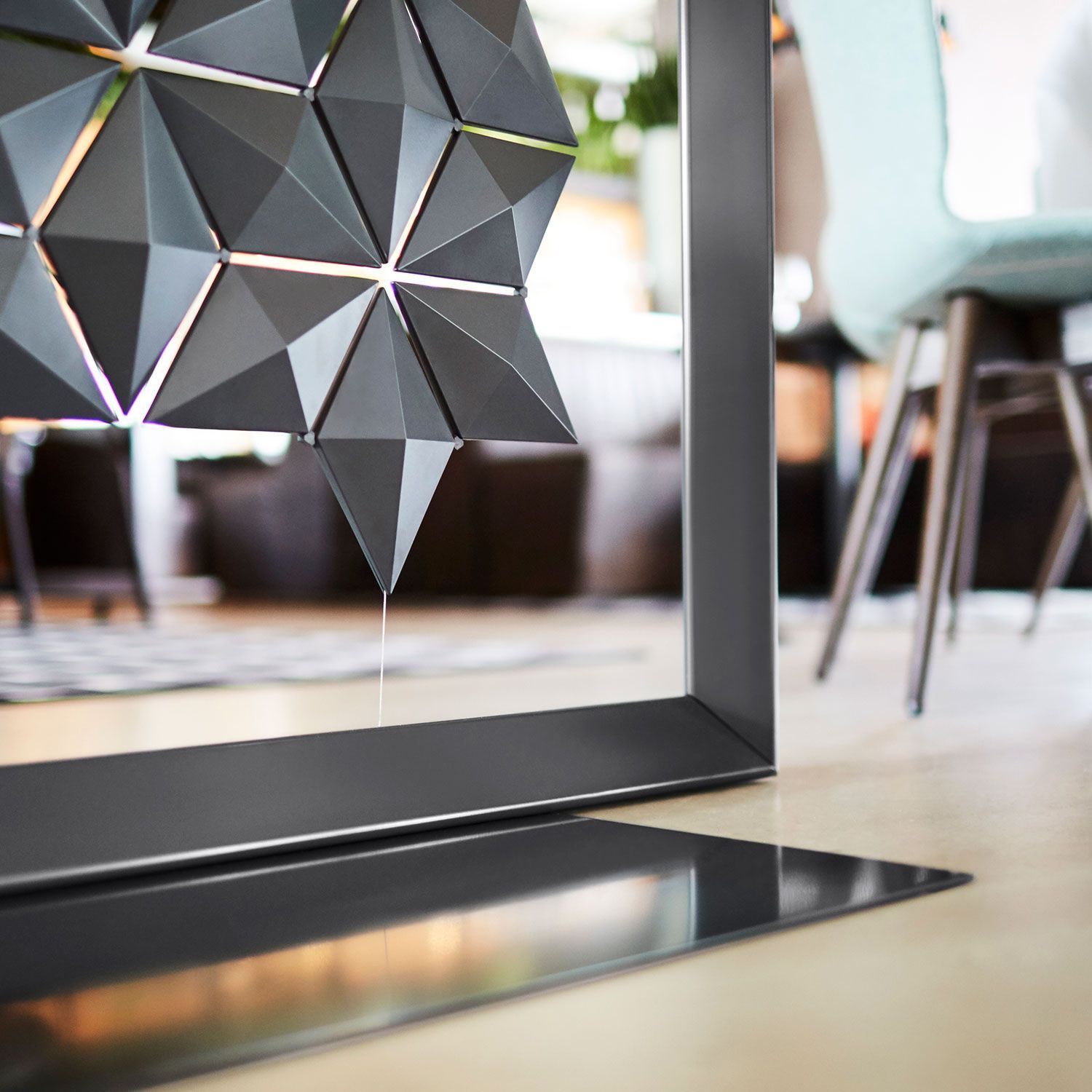 Отдельно стоящая перегородка bloomming FACET 170x220cm in grafite ARCH-00072806 - Вид №3