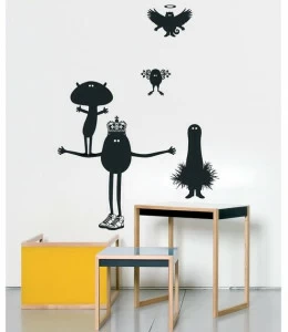 Moustache Клейкое виниловое украшение для детей Domestic