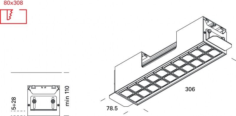 Lucifero's Многофункциональный встраиваемый светодиодный светильник Leva sun-id-1487469 - Вид №8