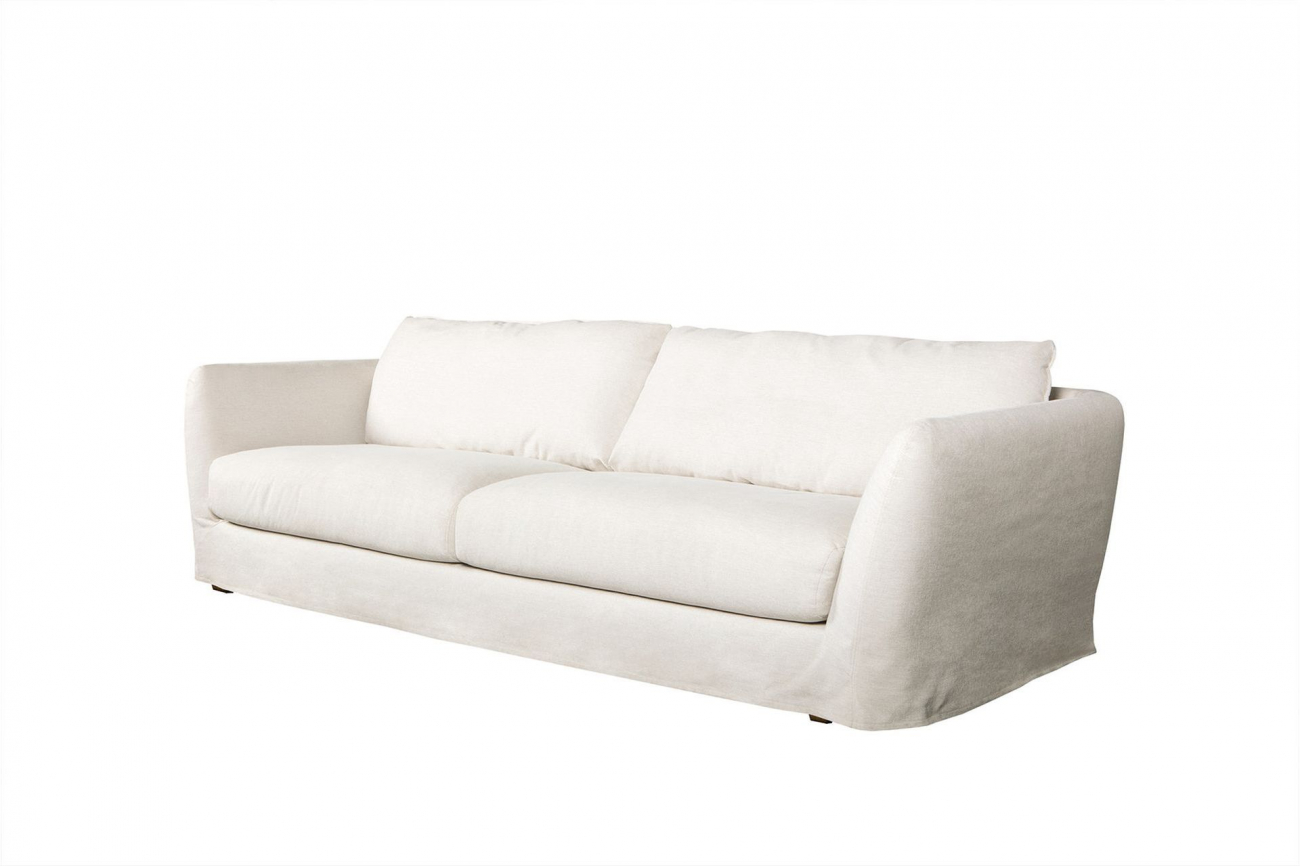 Диван Viktoria прямой белый со съемный чехлом SITS VIKTORIA 192409 Белый  - Вид №3