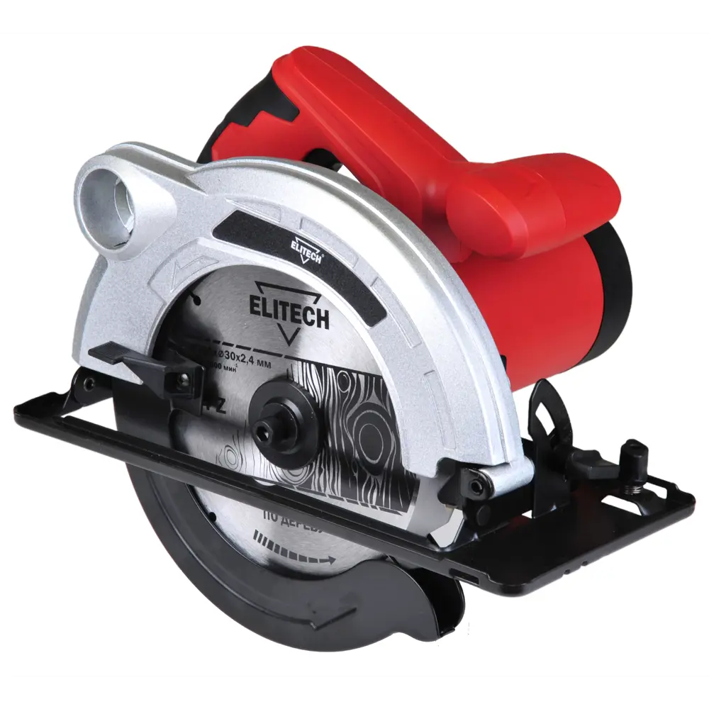 Сетевая циркулярная пила Elitech ПД 15-65 с мощностью 1500 Вт 89341907 STLM-0848344