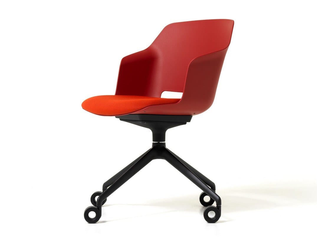 Офисное кресло из полипропилена с подлокотниками с 4 спицами Diemme Clop ARCH-00098529 - Вид №8