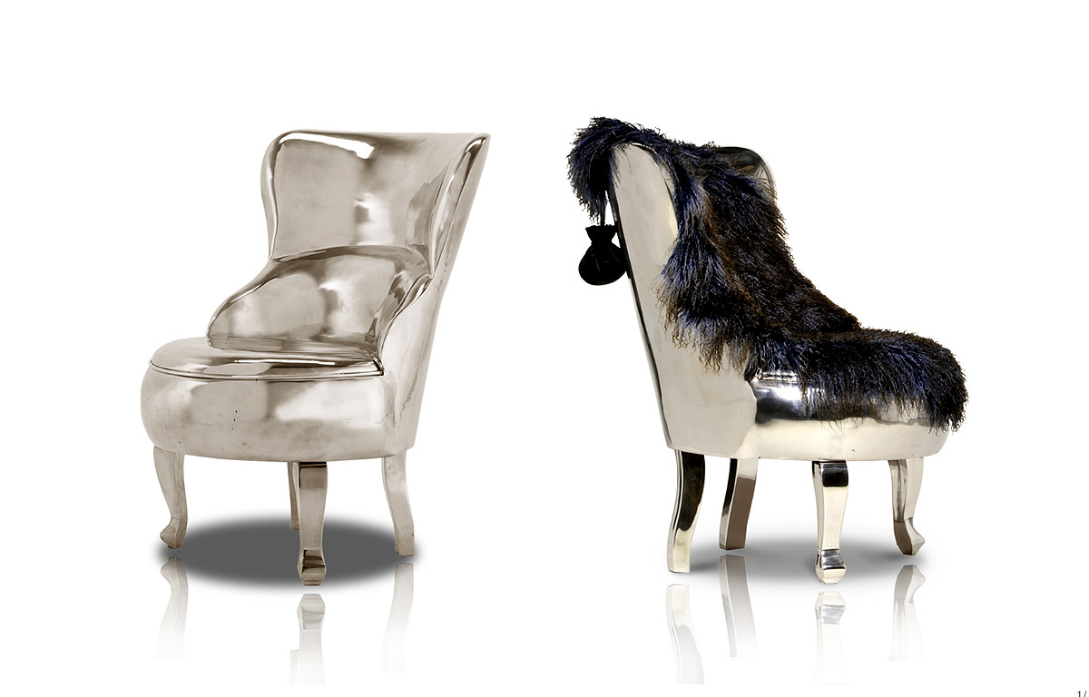 Кресло  BAXTER SELLERINA ALUMINIUM  - Вид №1