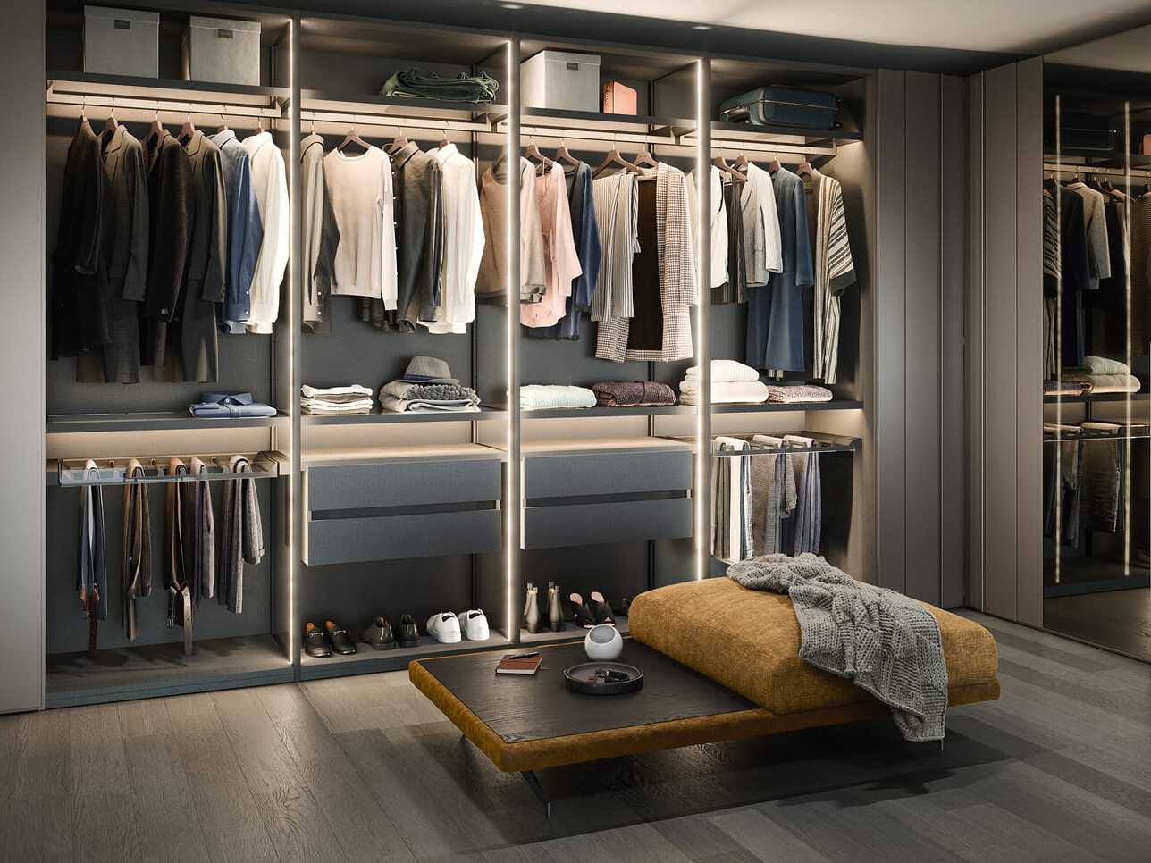 Тканевый диван с полуостровом Novamobili NOA ARCH-00036814 - Вид №8