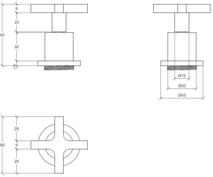 Стоп кран Mix&match Santreyd sun-id-1456146 - Вид №2