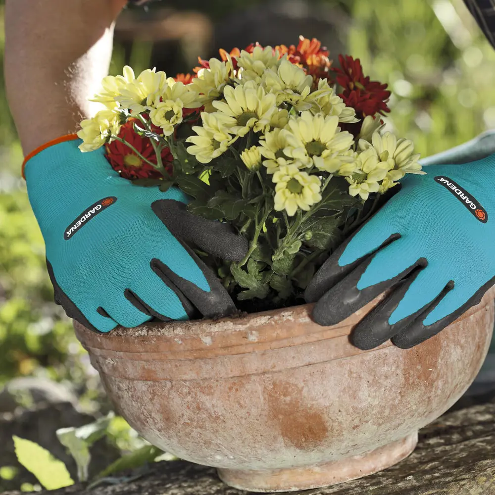 Перчатки нейлоновые с латексом Gardena размер 8 Santreyd STLM-2012457 - Вид №2