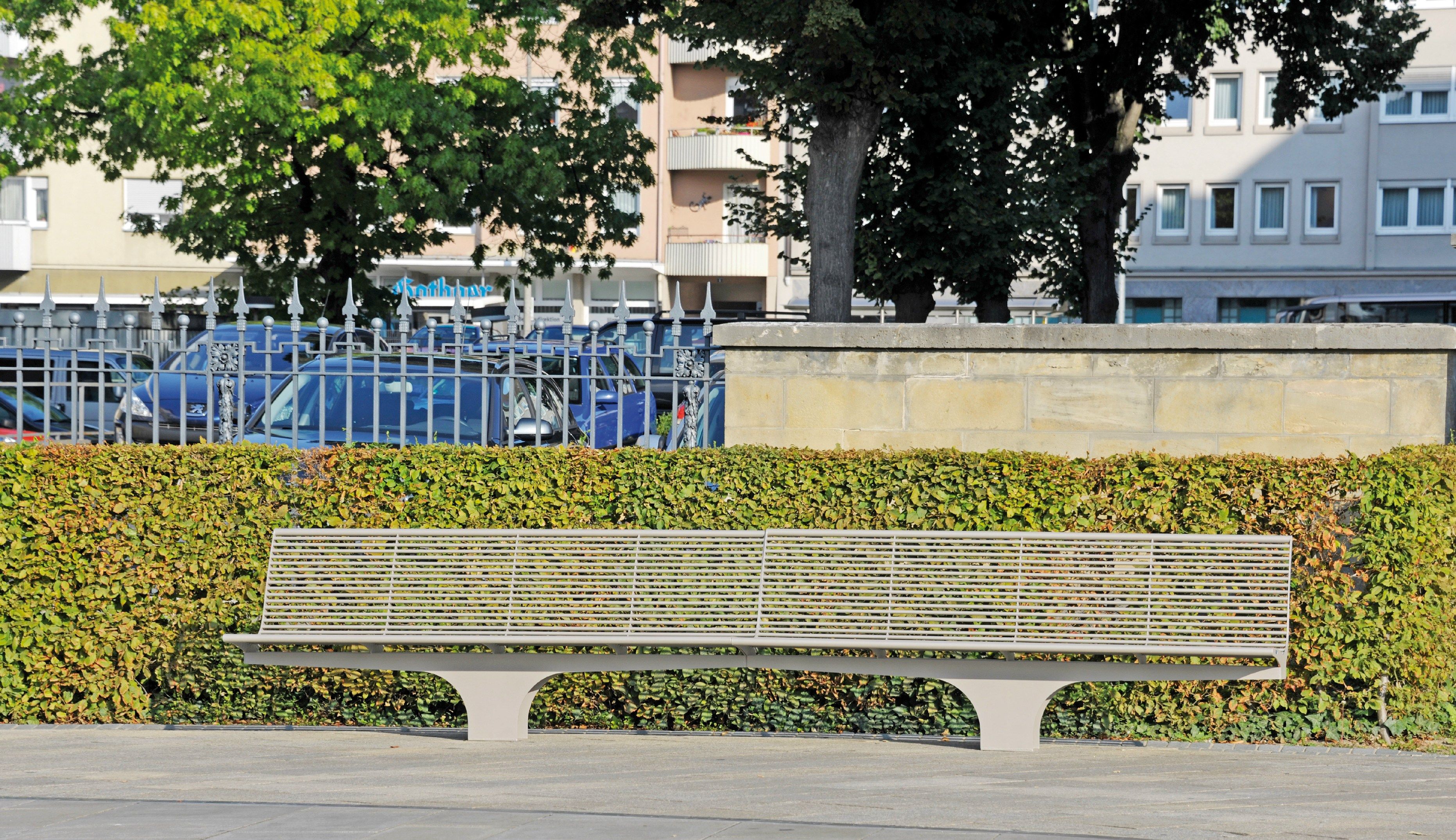 Скамья из нержавеющей стали со спинкой BENKERT BANKE Siardo ARCH-00120845 - Вид №5