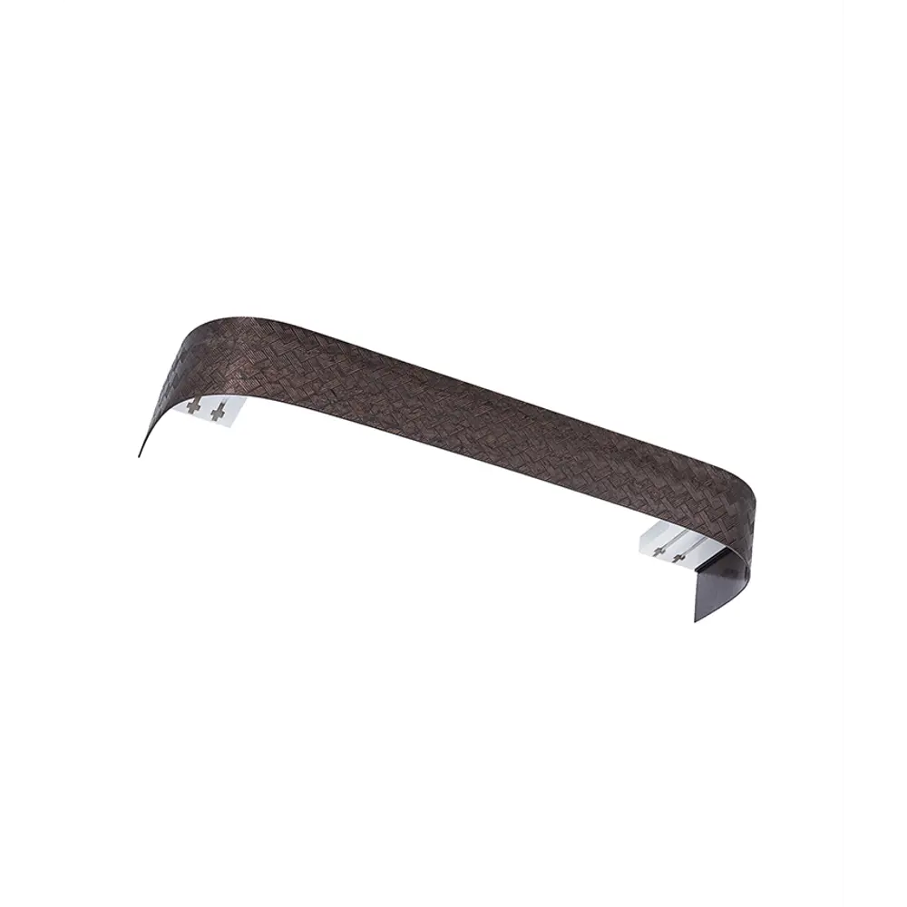 Карниз трехрядный 160 см пластик цвет венге DOMLEGRAND STLM-2023904