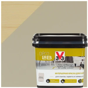 Краска для пола V33 Decolab 0.75 л цвет фланель