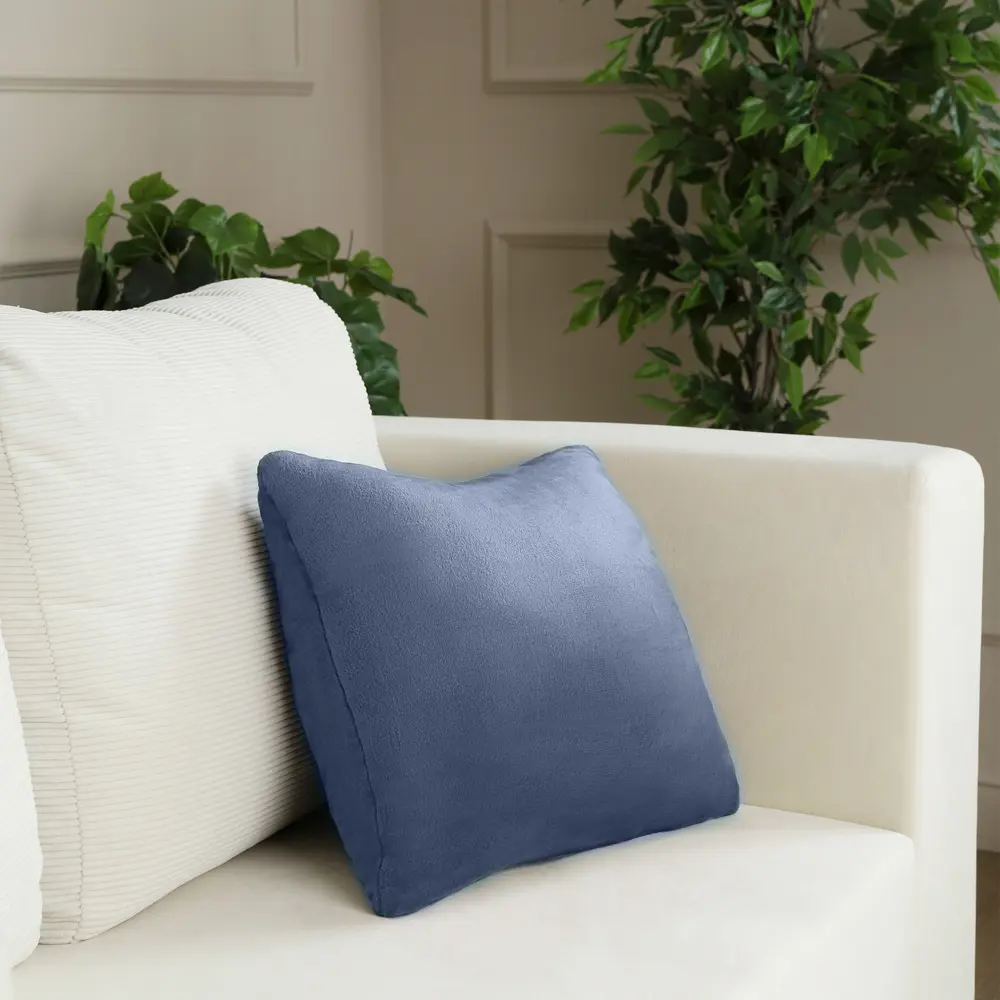 Подушка KREAFORTA Flandria 45x45 см цвет синий STLM-2064436 - Вид №3