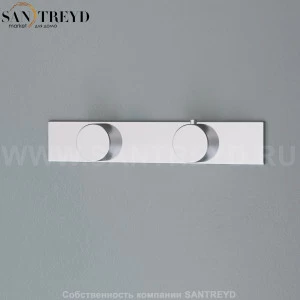 Effegibi FEELGOOD.2 Встроенный термостат с 2-мя выпусками для душа хромированный сатин CH55000139