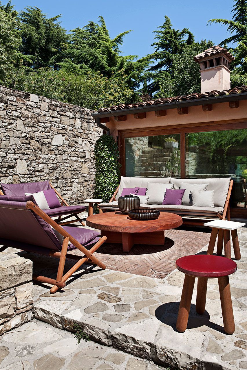 Круглый журнальный столик из красного дерева Exteta Individual ARCH-00134671 - Вид №2