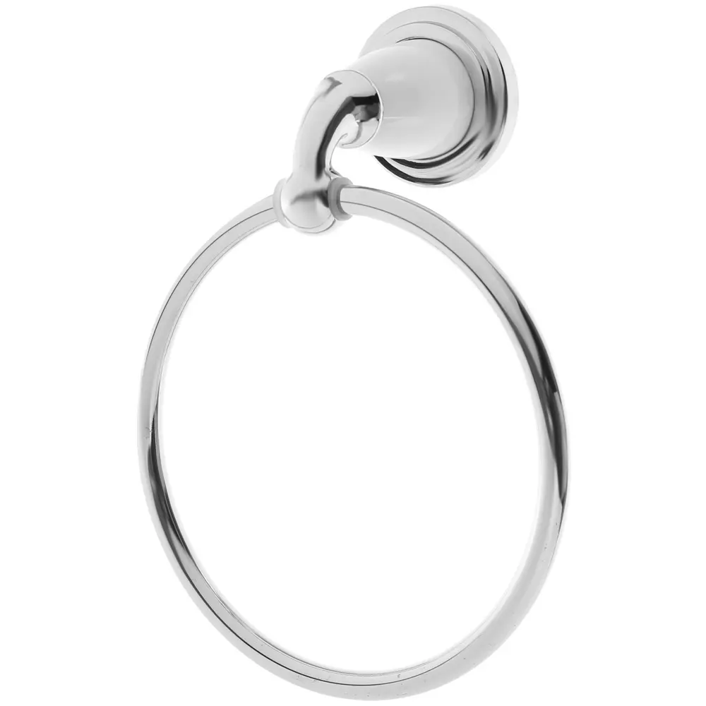 Держатель для полотенца кольцо Bianca цвет хром/белый Santreyd STLM-2205211