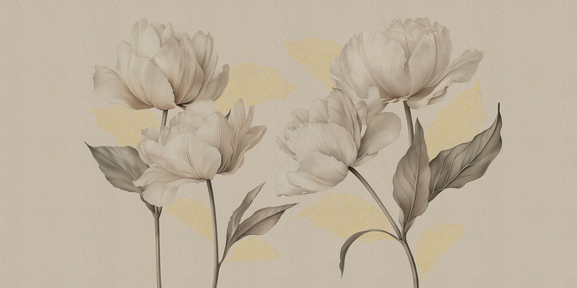 Обои с цветочными мотивами Rimura 2025-Mida's Gold ARCH-00036360 - Вид №2