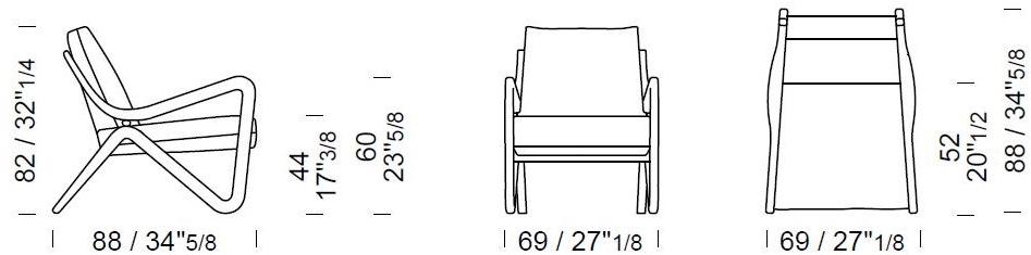 Borzalino Меховое кресло с подлокотниками sun-id-1388851 - Вид №2