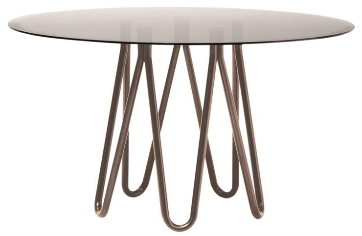 Casamania & Horm Круглый стол из металла и стекла Meduse sun-id-1344702 - Вид №1