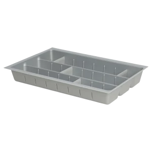 Лоток для столовых приборов Hettich Orga Tray 590IANL470KB400 30.6x7x46 см пластик цвет серый