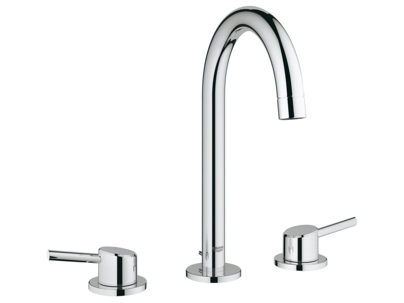 Смеситель для раковины с 3 отверстиями для пола с отдельными розетками Grohe концепция ARCH-00102133 - Вид №1
