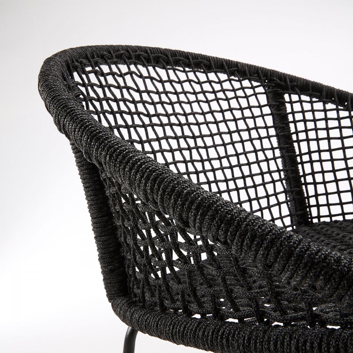 067759 Кресло темно-серое La Forma Sandrine  - Вид №4