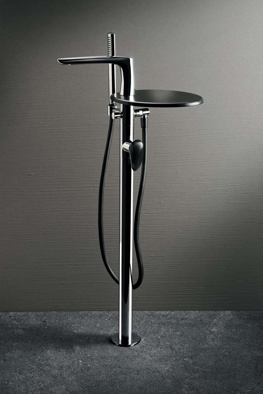 Fir Italia Смеситель для ванны напольный с ручным душем Synergy open 93 9333008 - Вид №1