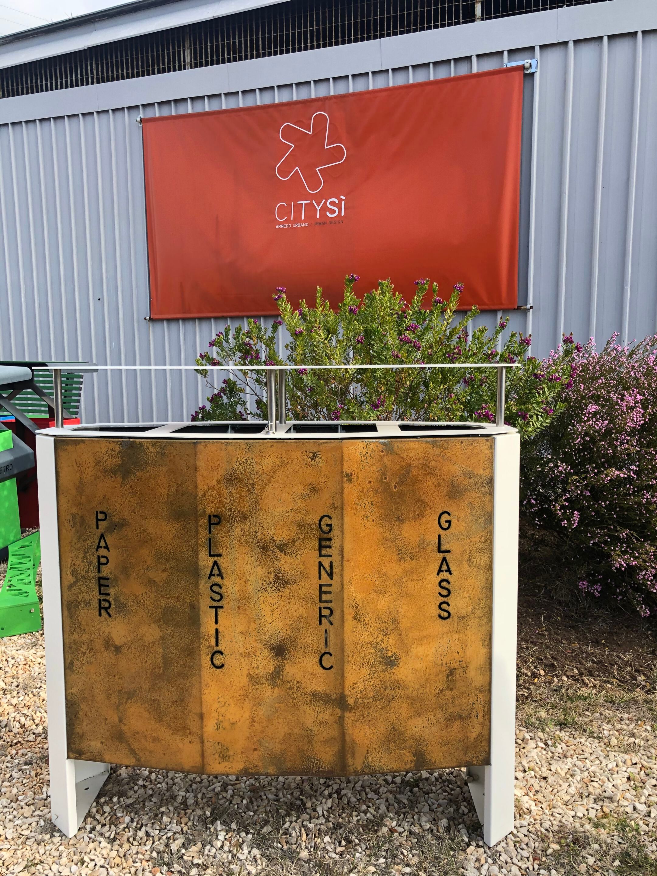 Стальные стойки для мусора на открытом воздухе CITYSì PLANE ARCH-00115970 - Вид №5