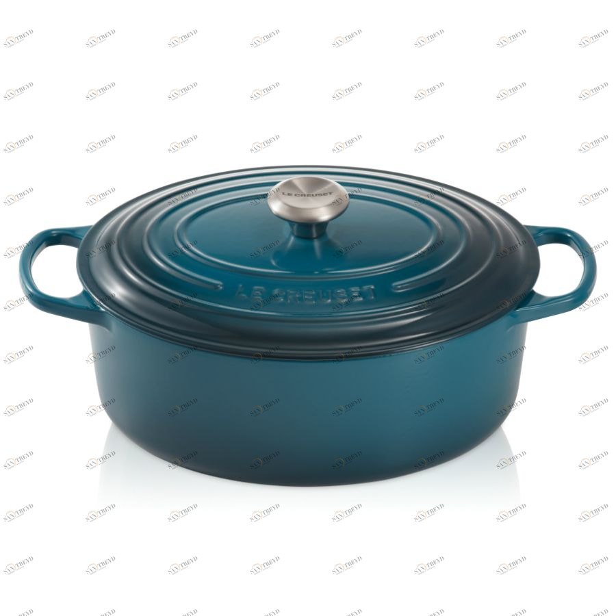 Утятница чугунная Le Creuset, Ø29 см, светло-голубая 21178296422430