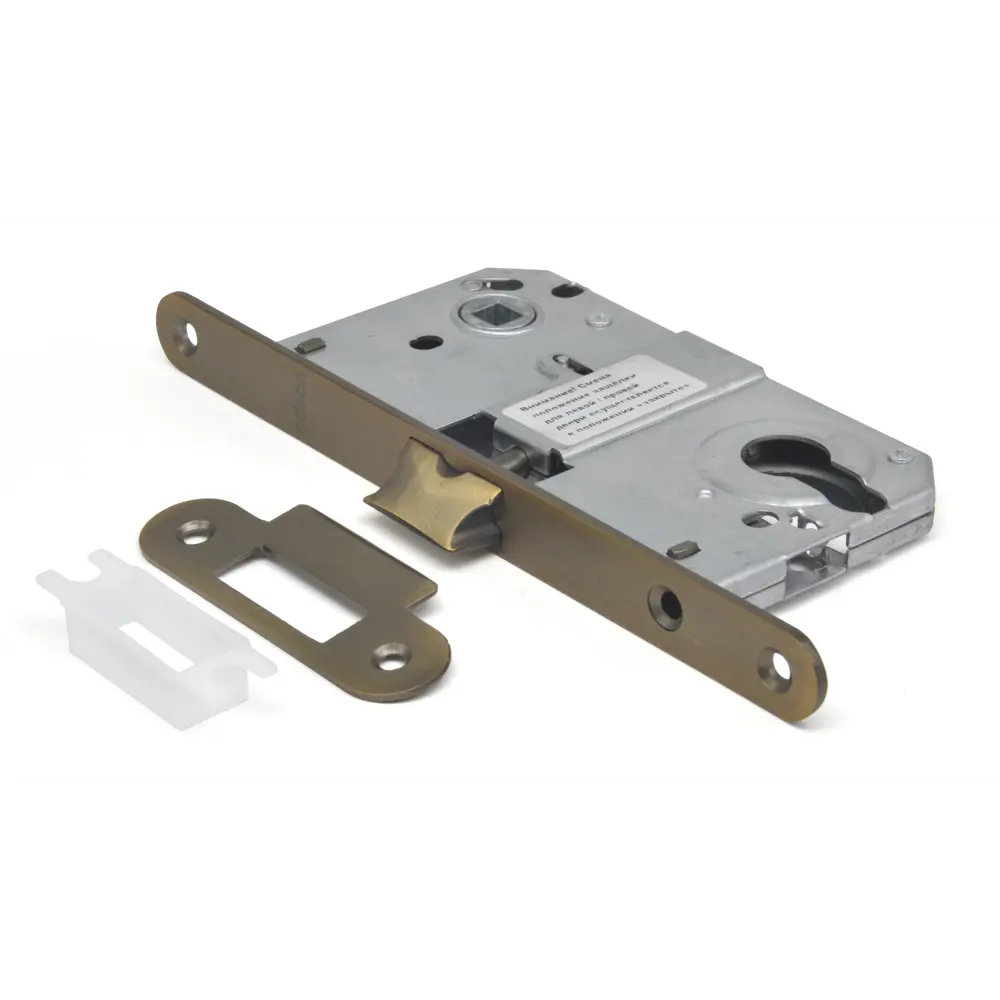 EDSON Защёлка дверная с цилиндровым замком EDS-50-85 коричневая 81964452 STLM-0015699 - Вид №1