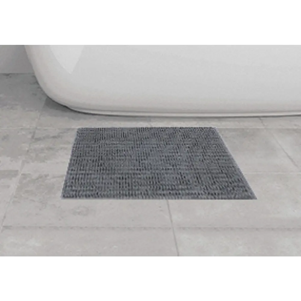 Коврик для ванной VIDAGE Аден — серый комфорт 50×70 см 89380434 STLM-1569214