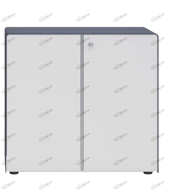 Ersa Низкий офисный шкаф из меламина с распашными дверцами с замком Steam sun-id-1462622