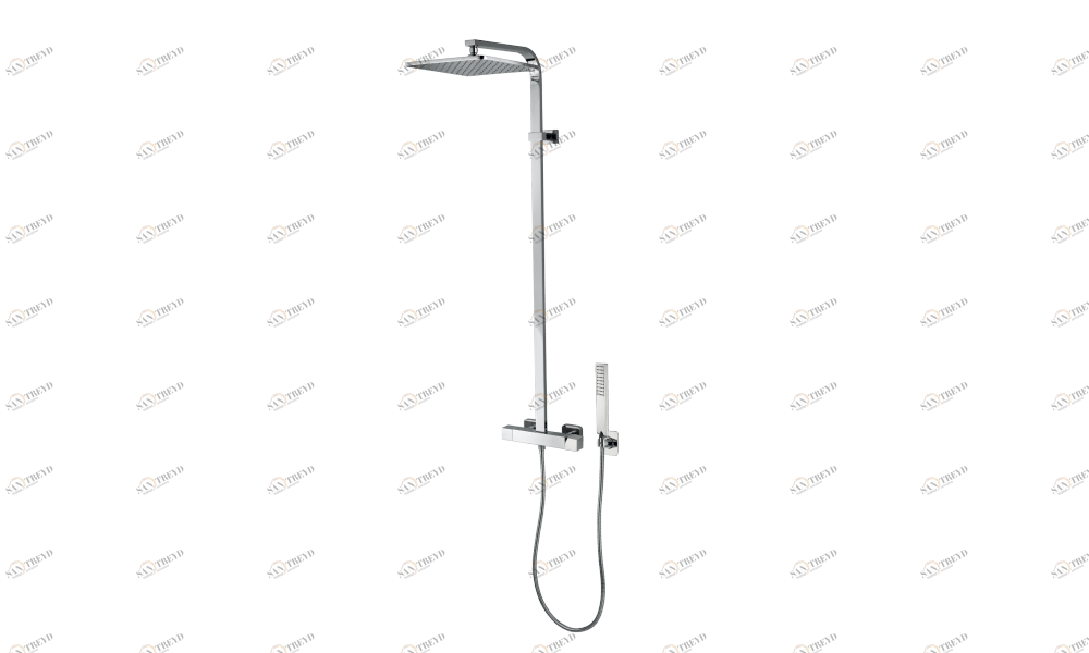 L40011 Душевая колонна COSMO 280 x 280 mm - Monocomando BOSSINI 