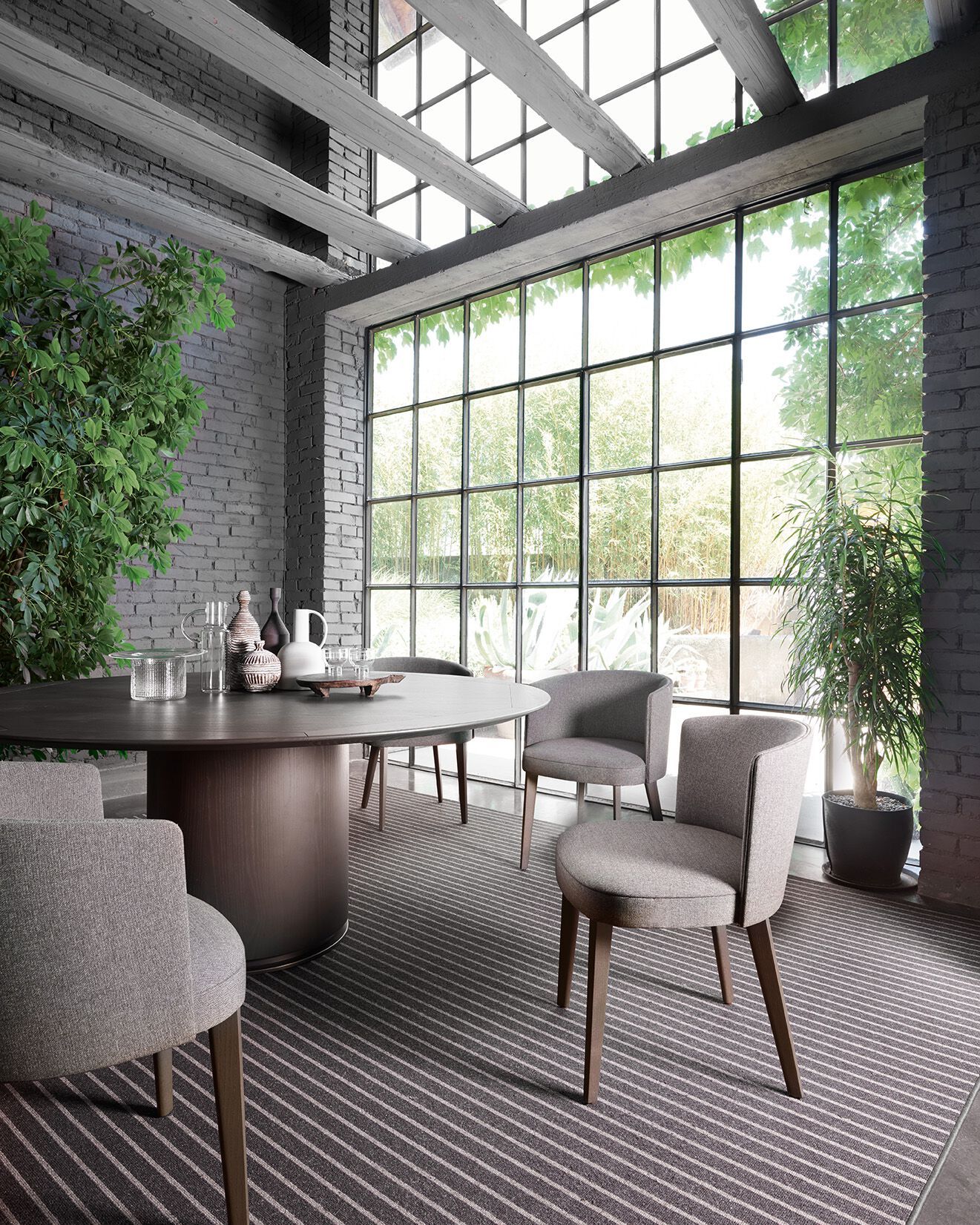 Мягкий стул из ткани Potocco ARCH-00031608 - Вид №2