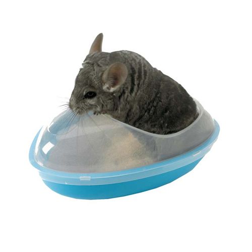 Т0042017 Купалка для грызунов WELLNESS BATH для шиншилл 26х23х15см пластиковая SAVIC 