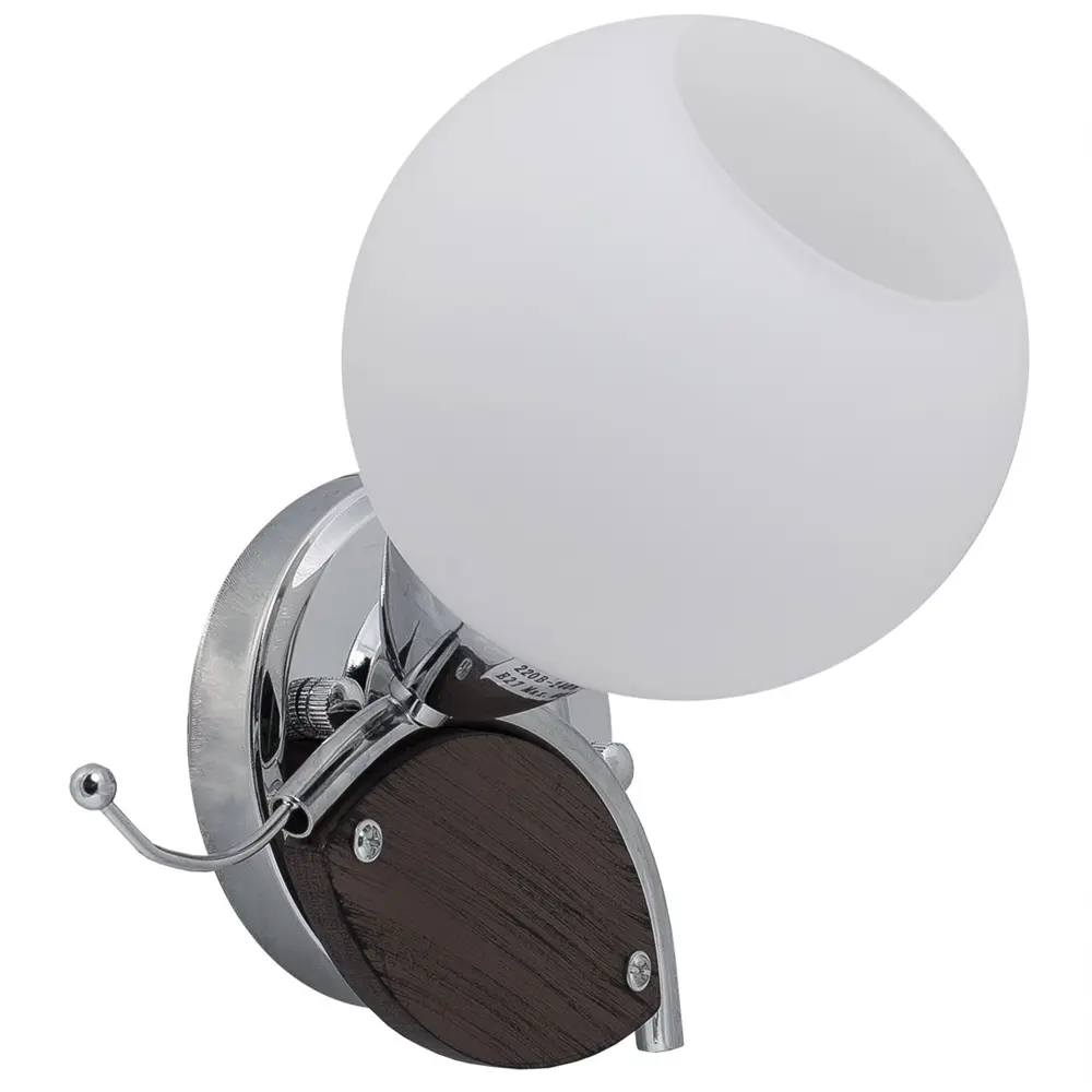Бра Wonder 1xE27x60 Вт, стекло/металл/дерево Santreyd STLM-2169555