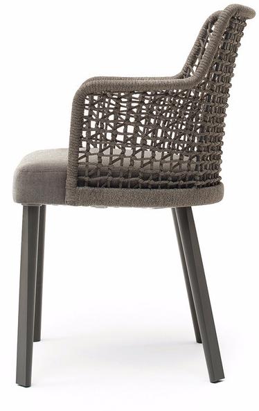 Varaschin Садовое кресло из веревки с подлокотниками Emma 236p1 - Вид №5