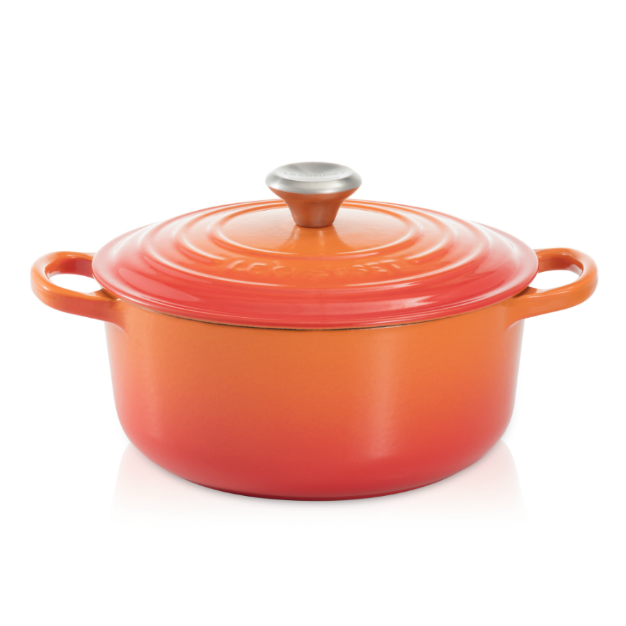 Кастрюля чугунная Le Creuset, Ø20 см, оранжевый 21177200902430 - Вид №6