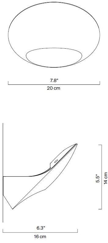 LUCEPLAN Настенный светильник из алюминия sun-id-1491418 - Вид №2