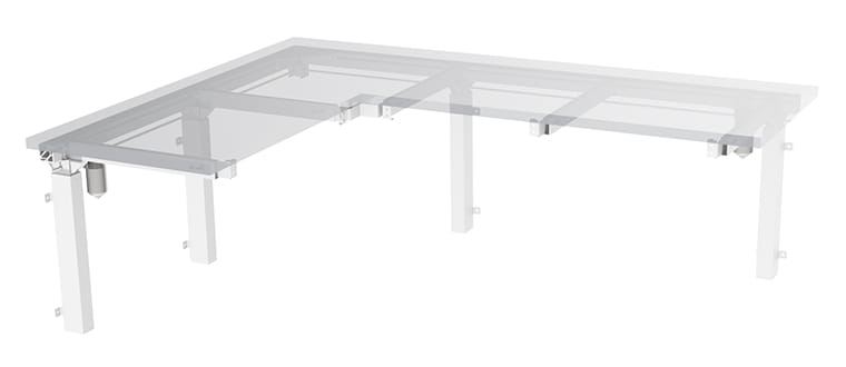 Регулируемая высота кухонной столешницы Ropox FLEXIMANUAL ARCH-00067591 - Вид №1